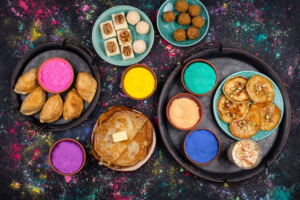 The Holi Thali: A Feast of Colors and Flavors