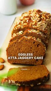 Eggless Atta Cake