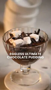 Eggless Ultimate Chocolate Pudding